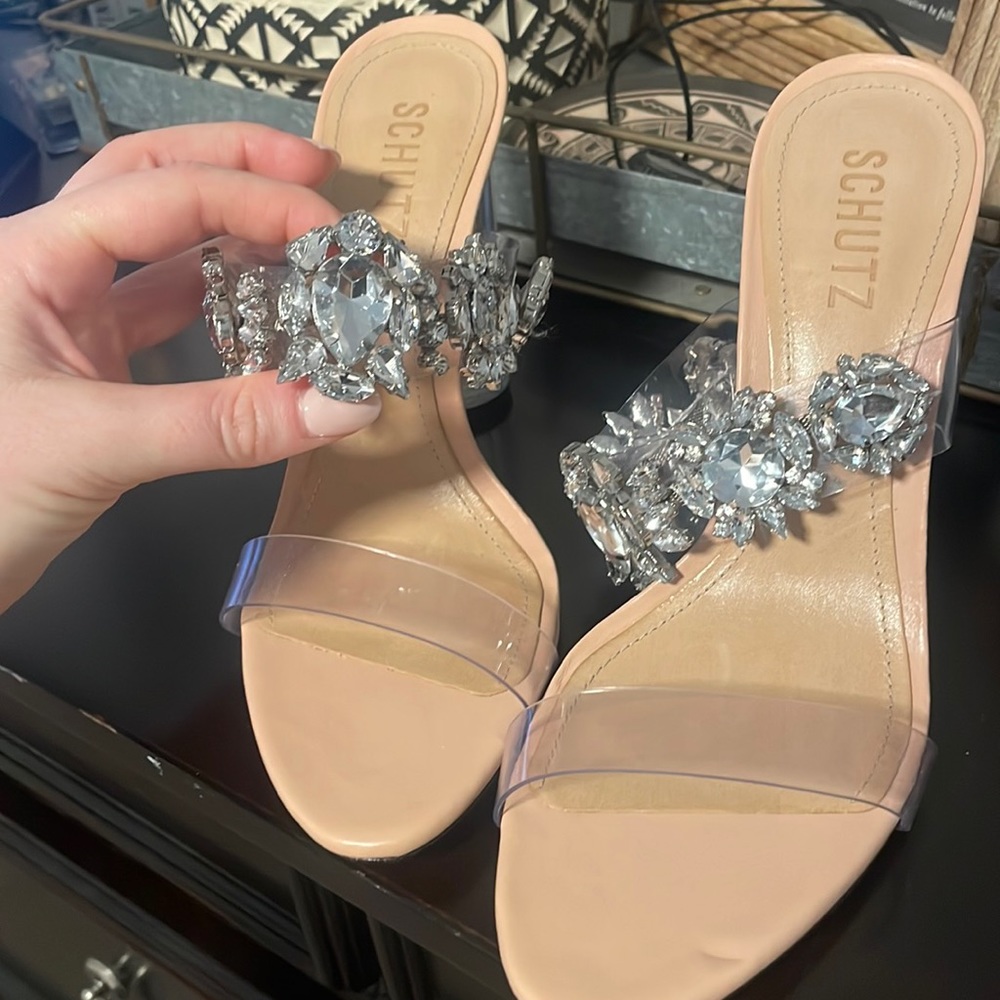 Schutz stone heels